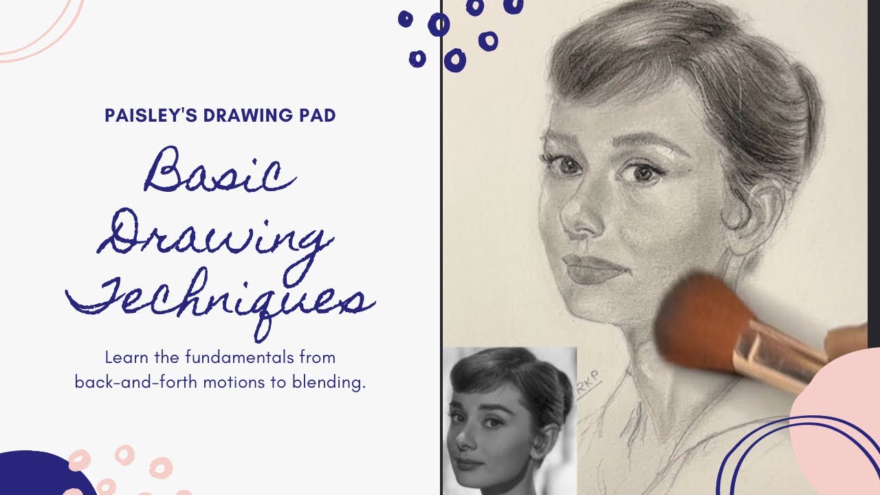 “Drawing Audrey Hepburn – Iconic Hollywood Portrait Tutorial”