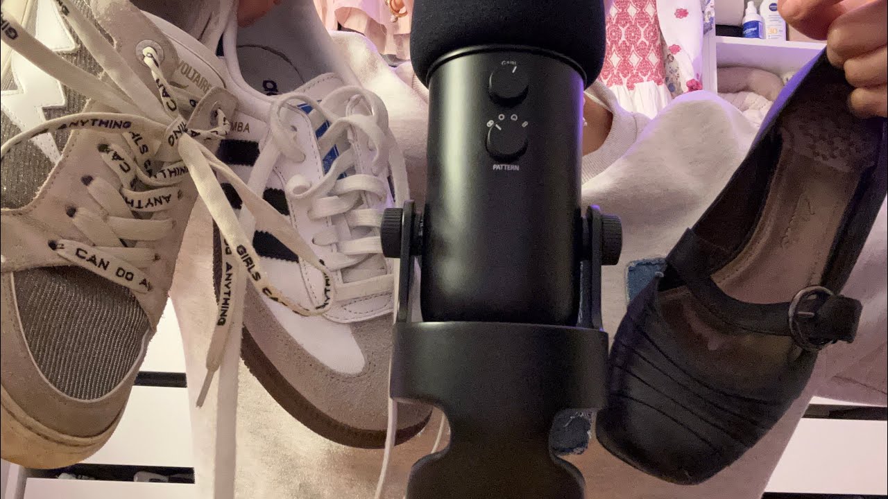 ASMR shoe collection ~ tapping and scratching 