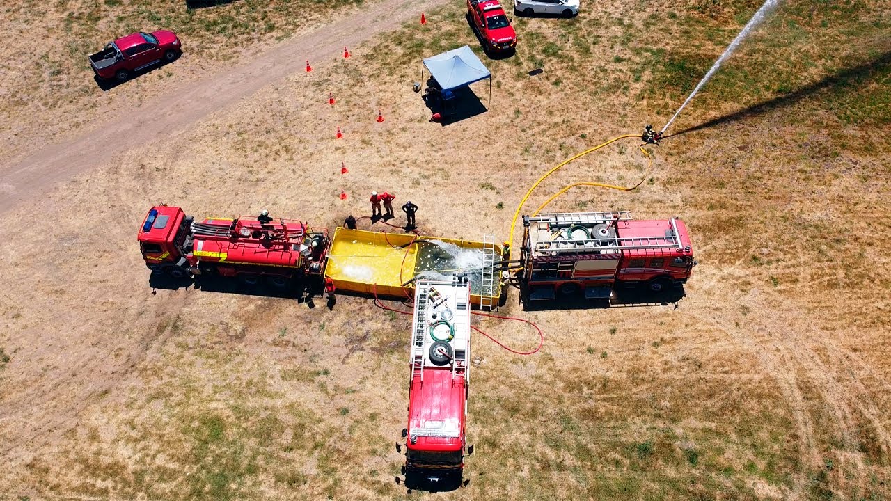 Taller de abastecimiento de agua en emergencias, Cuerpo de Bomberos de Santa Cruz