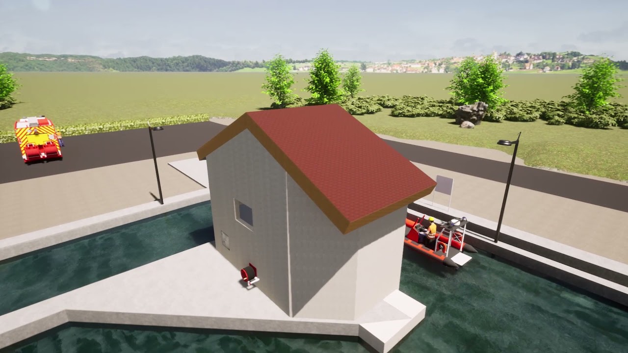 Plateau technique inondation