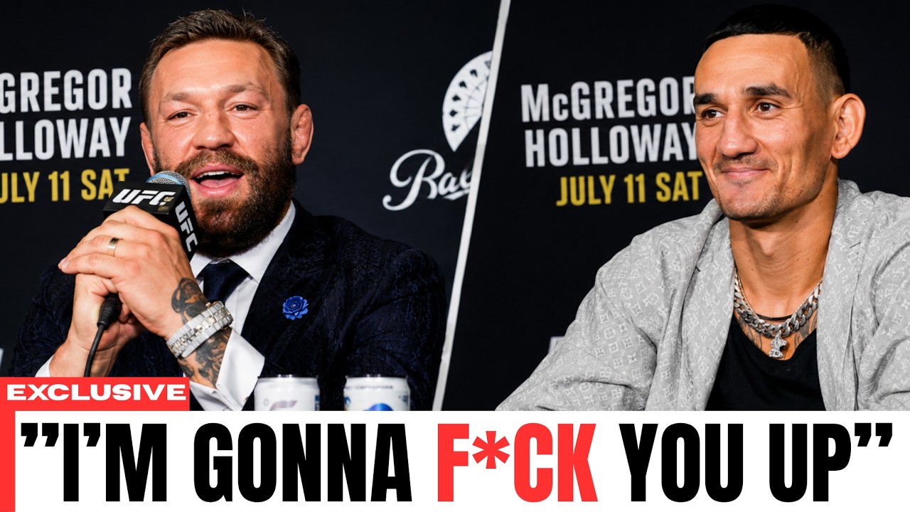 Conor McGregor GOES OFF on Max Holloway! | UFC 329 Press Conference Highlights