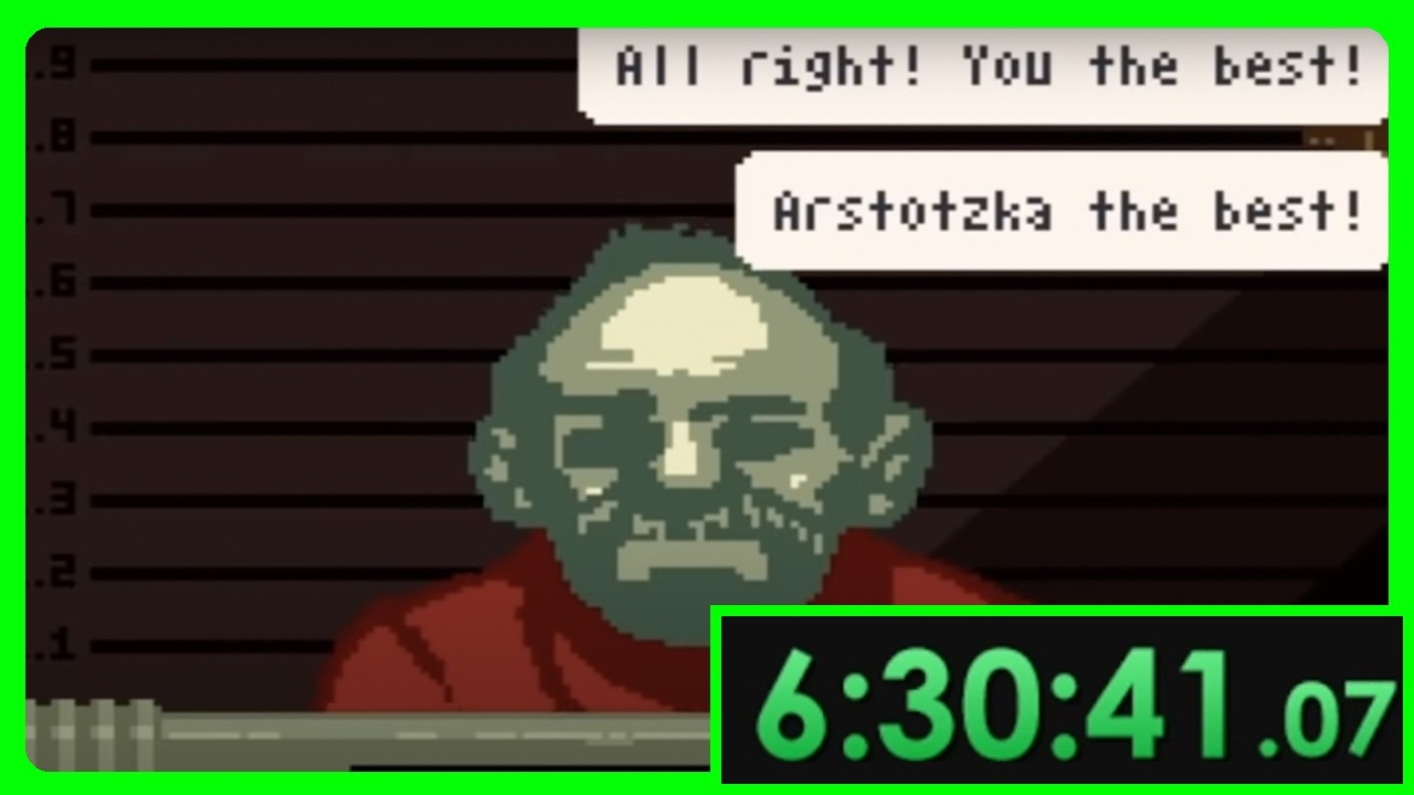 Dew Robi Speedrun Papers Please True 100%