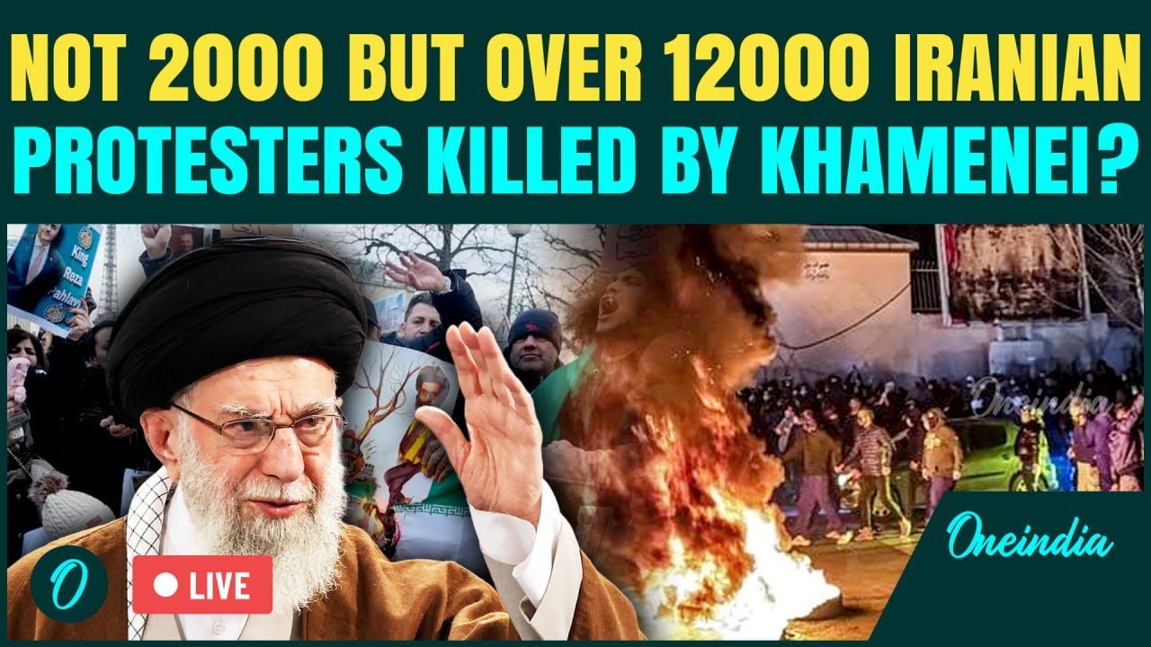 Iran Protests LIVE: 12000+ KILLED By Khamenei in BRUTAL Massacre | Iran Protesters to be EXECUTED?