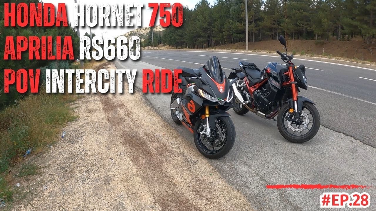 Honda Hornet 750 VS Aprilia RS660 | Intercity POV Ride