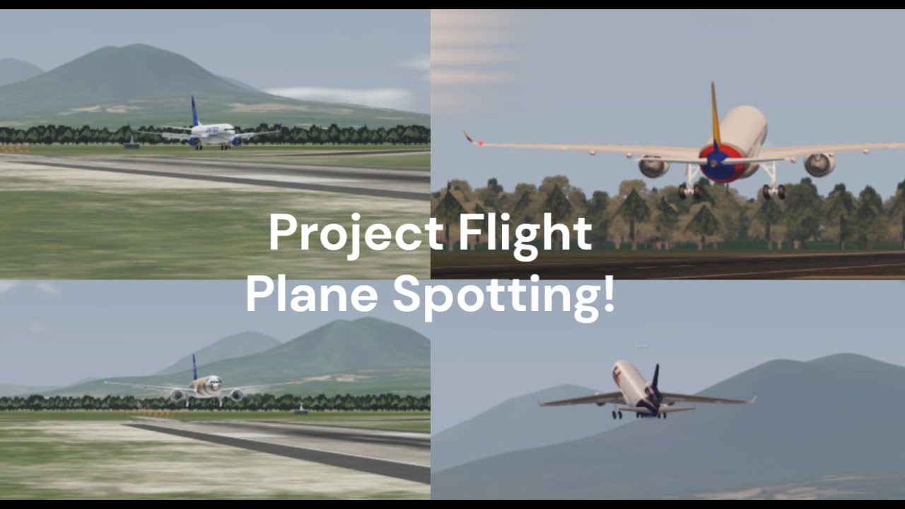 Plane Spotting in Project Flight!