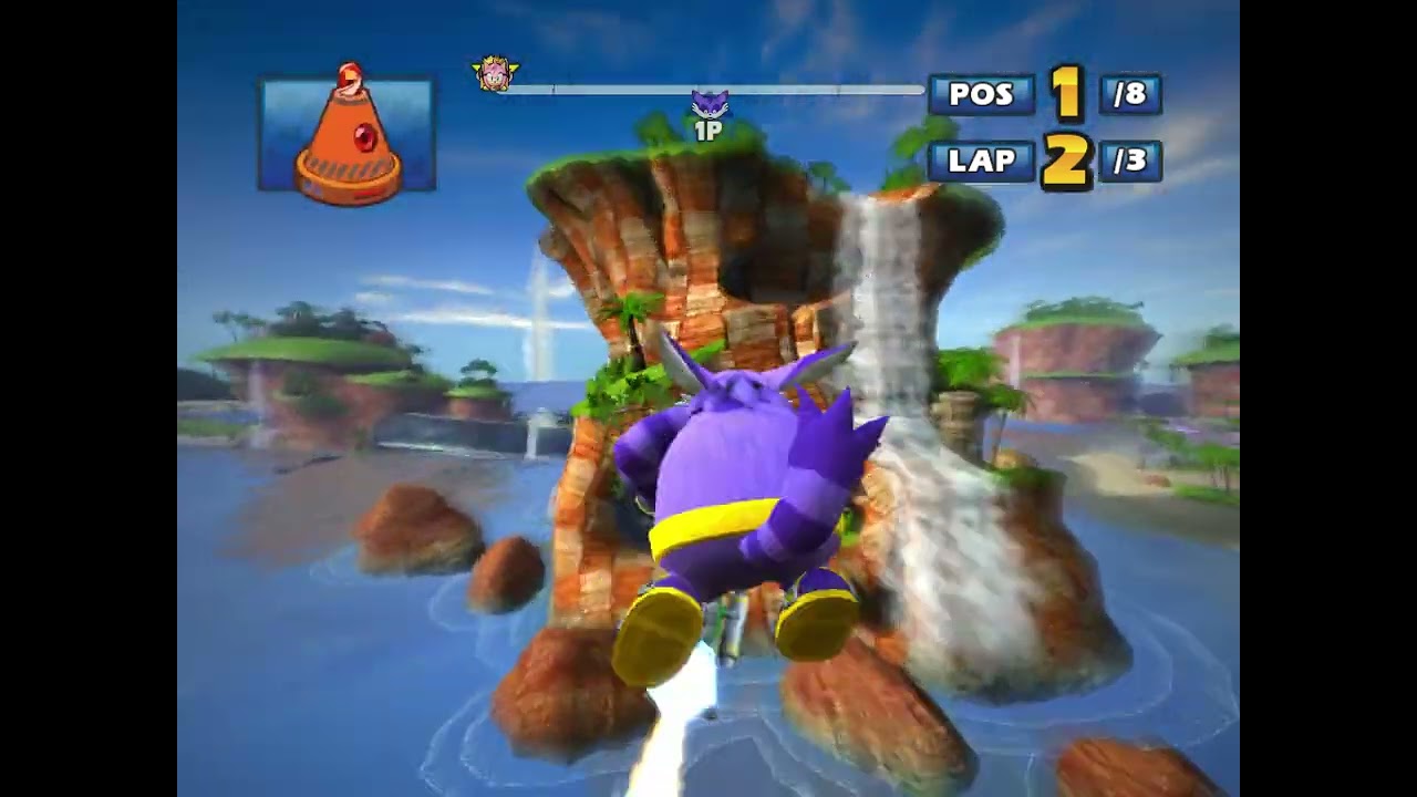 Sonic & SEGA All Stars Racing - Single Race: Ocean Ruin with Big the Cat