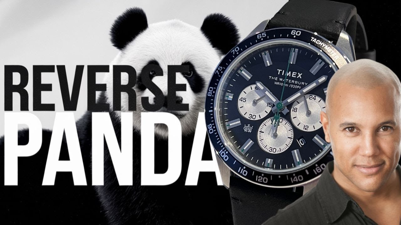 AFFORDABLE CHRONOGRAPH OPTIONS| Timex The Waterbury chronograph-REVERSE PANDA