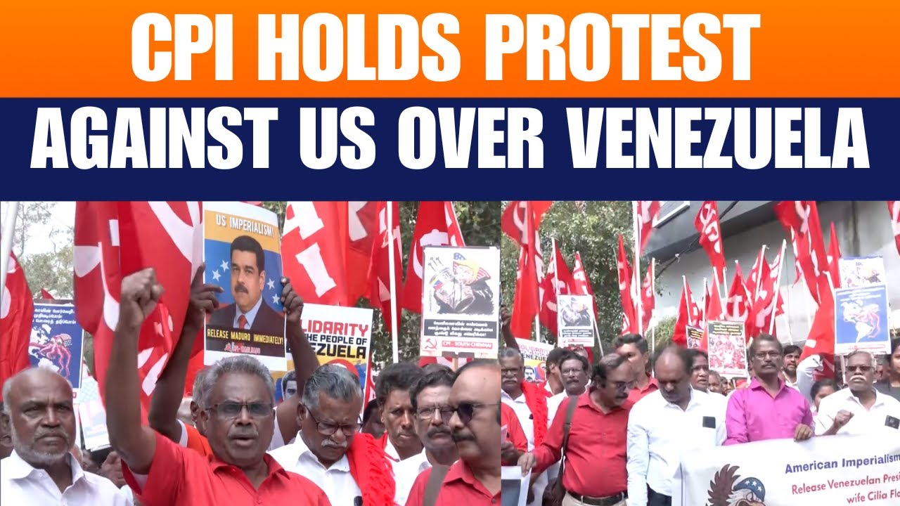 CPI Stages Protest Near American Consulate, Condemns US Over Arrest of Venezuelan President Maduro