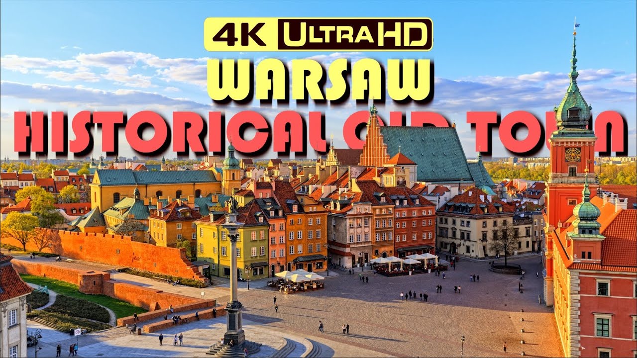 WARSAW - Historical Old Town // 4K Walking Tour #2