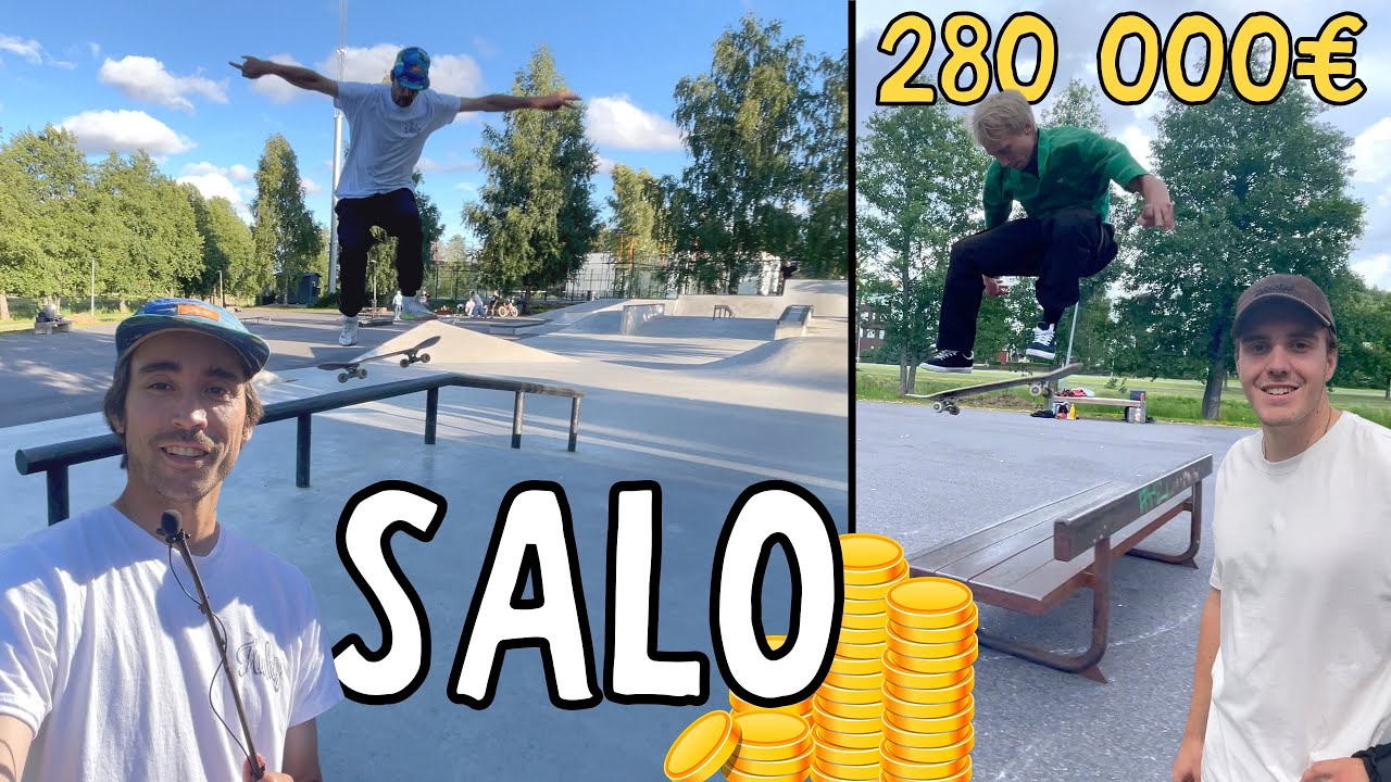 TESTISSÄ 280 000 EURON SKEITTIPUISTO | SALON SKEITTIPUISTO | Skeittipuistot Suomessa
