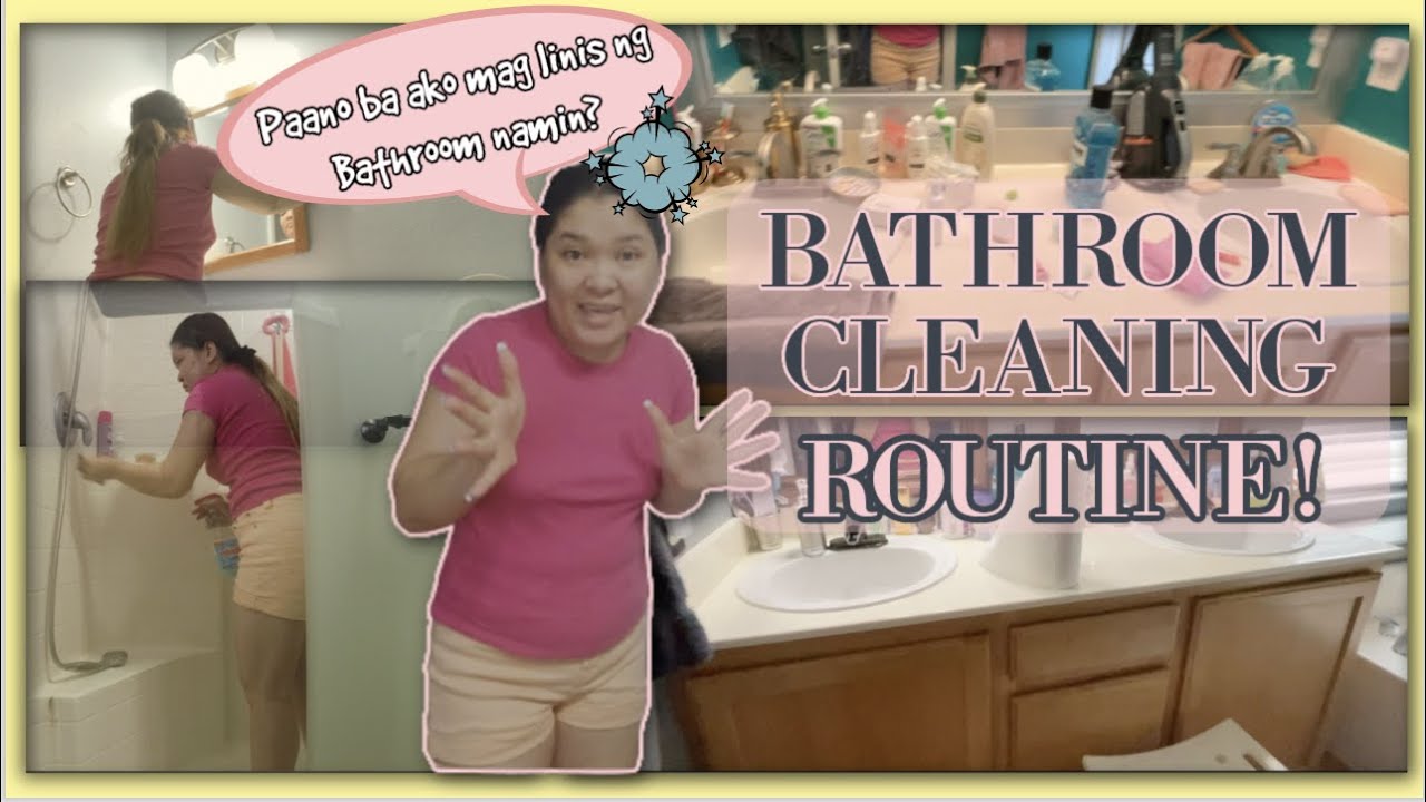 BATHROOM CLEANING ROUTINE | Paano ba ako mag linis ng bathroom namin? | ItsAnnsWay Vlog #21