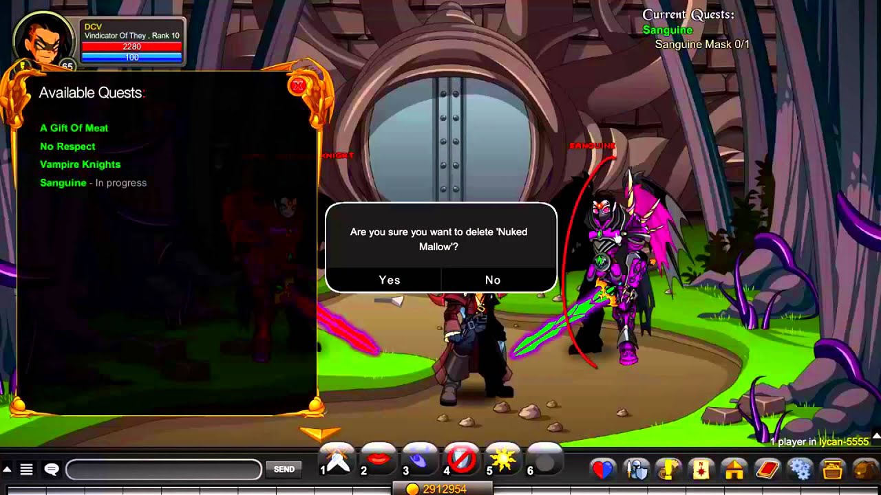 =AQW= How to Get Rank 10 Lycan Fast! (Non-Member/Member) Reputation Farming Method