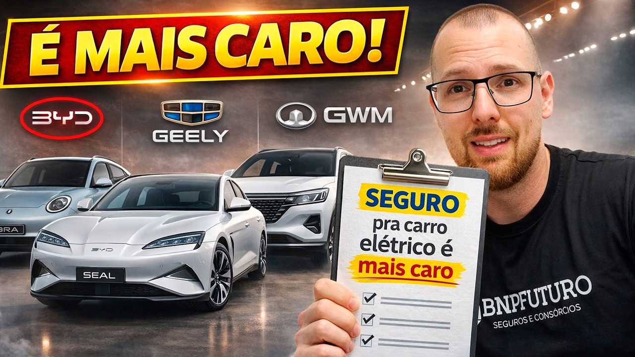 Seguro pra carro elétrico é mais caro