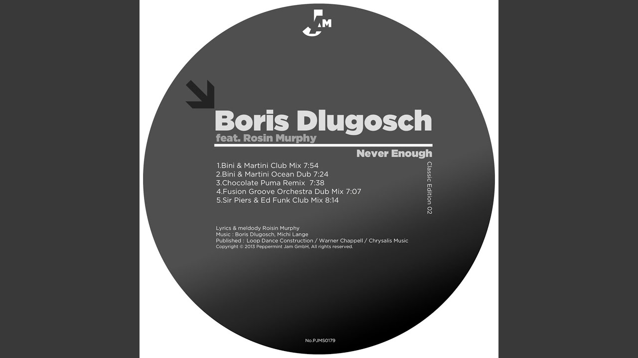 Never Enough (Chocolate Puma Remix)