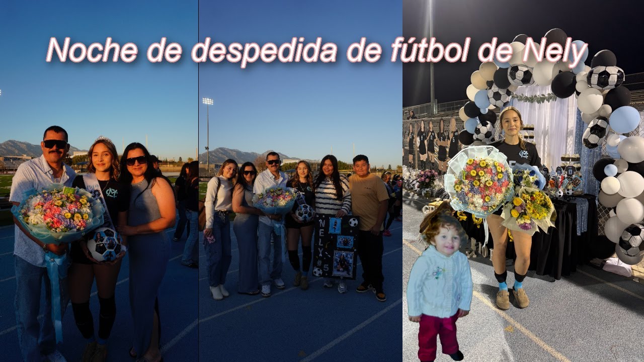 Noche de despedida de fútbol de Nely