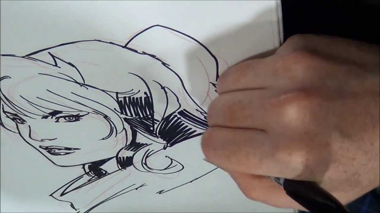 Mark Brooks drawing Rogue