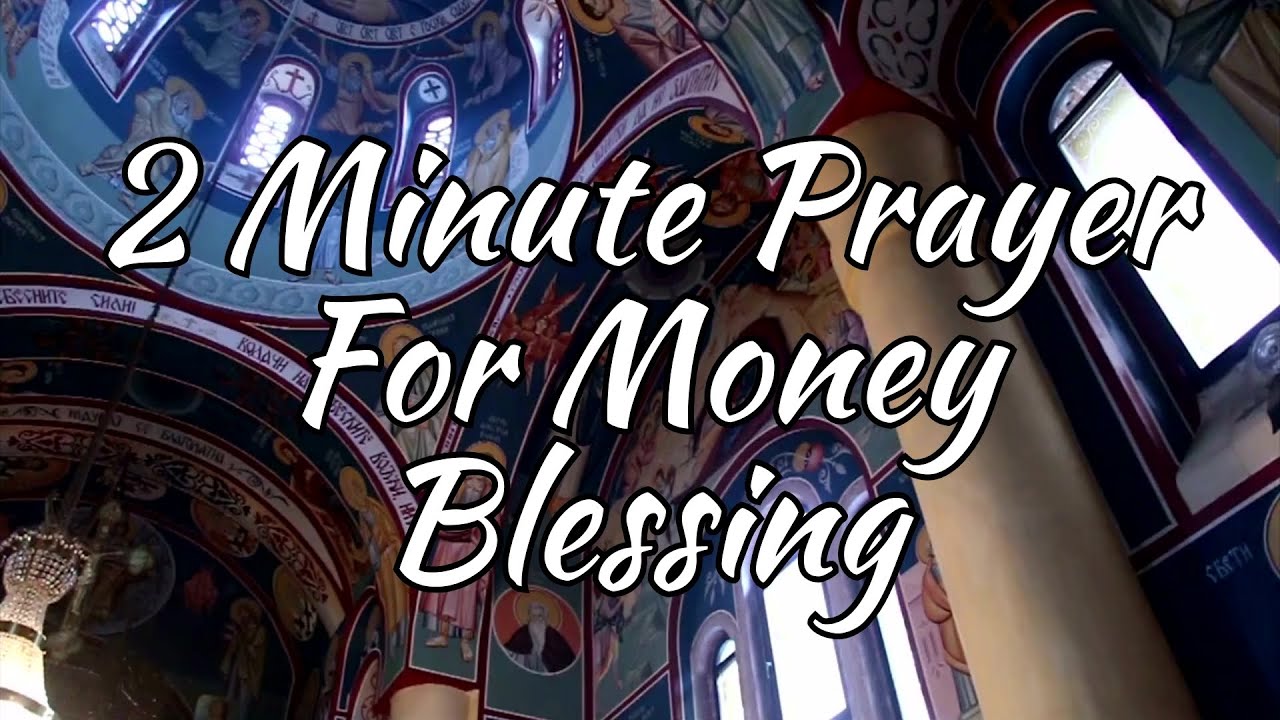 2 Minute Prayer For Money Blessing | Tranquil 4K Video | Serene Audio and BG Music