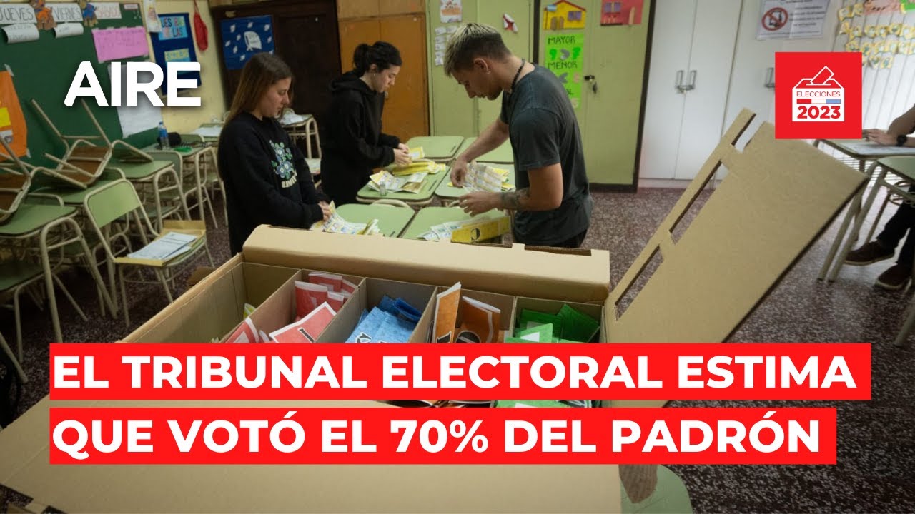 🗳️ Estiman que votó alrededor del 70% de padrón | ELECCIONES SANTA FE 2023 🟥⬜🟦