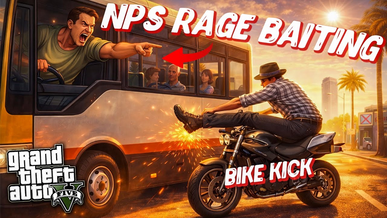 NPCs GTA5 Chased My Rage Baiting Across The Whole City