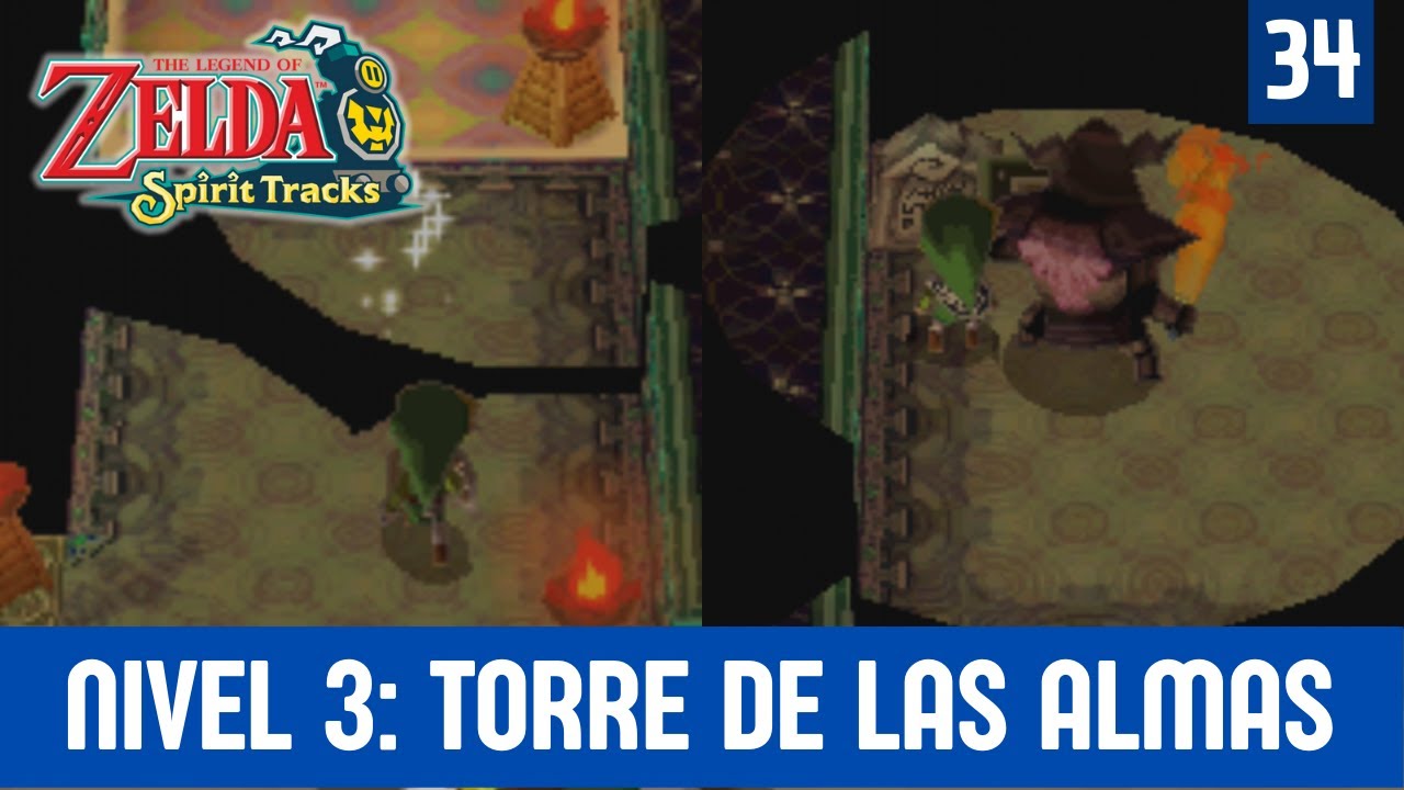 SOLUCION NIVEL 3: TORRE DE LAS ALMAS | Zelda Spirit Tracks - Guia Español