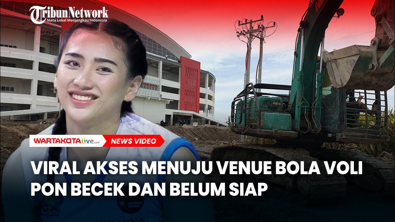 Viral Akses Menuju Venue Bola Voli PON Becek, Gubernur Sumut: Bukan Akses Utama