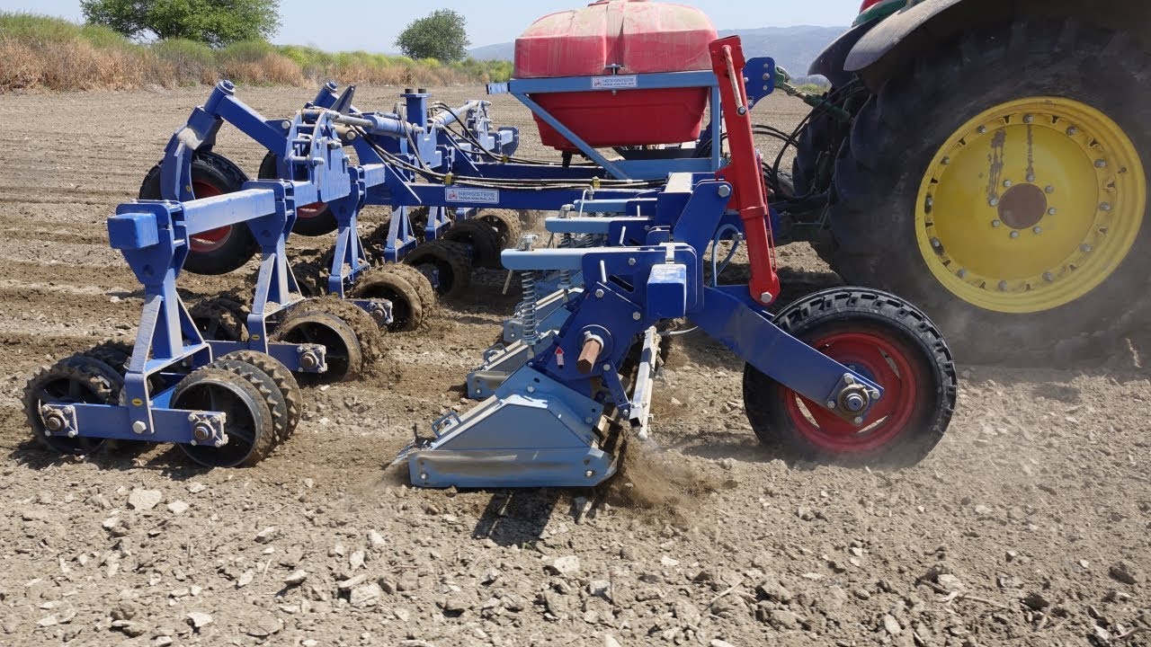Ekim Öncesi İşlemlerin Hepsini Tek Geçişte Yapan Makina - İlaçlama + Gübreleme + Rotovatör + Merdane