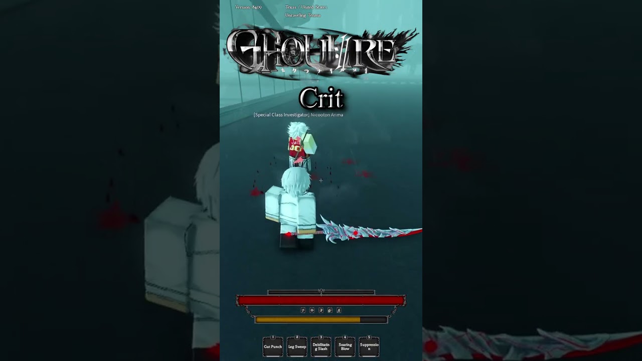 This Quinque Is SO PEAKK 🔥🔥| .gg/ghoulre | #roblox #shorts #ghoulre #animeshorts #animeshorts #fyp