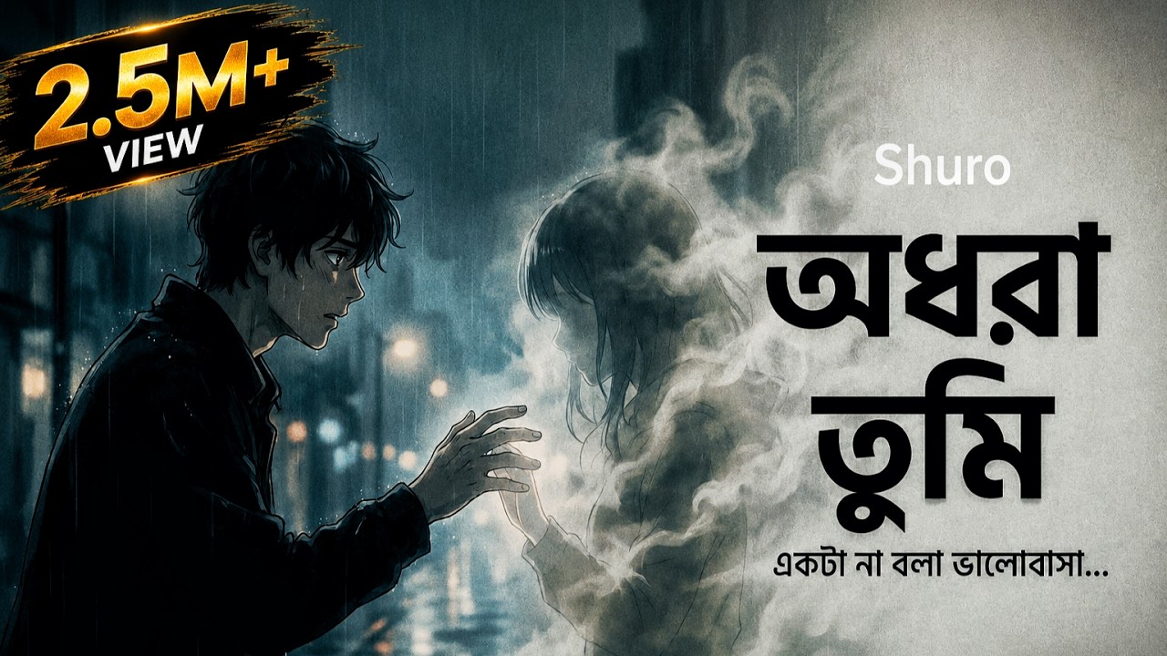 Adhoora Tumhi (অধরা তুমি) | Sad Bengali Song | Emotional Lofi | Heart Touching Love Song #shuro