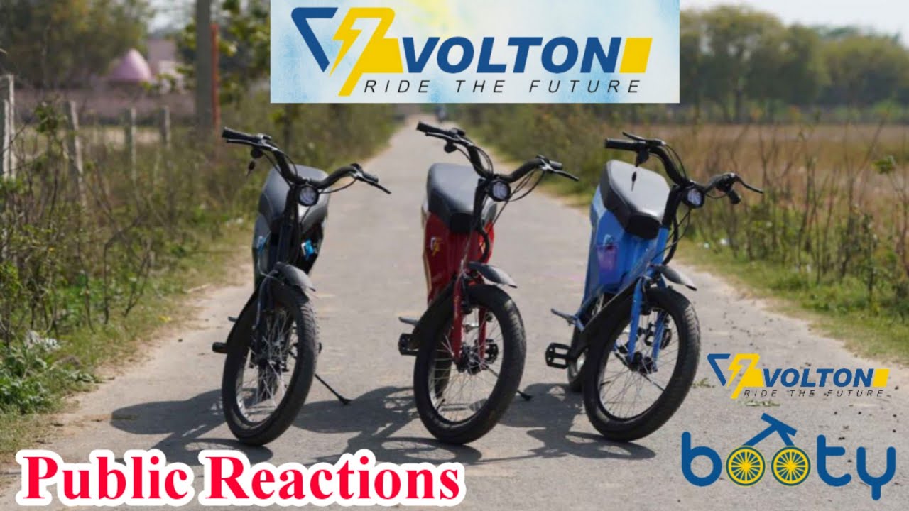 Volton booty Electric Scooty Cum Cycle Crazy Public Reactions @Universal Face Reader Abhisamay