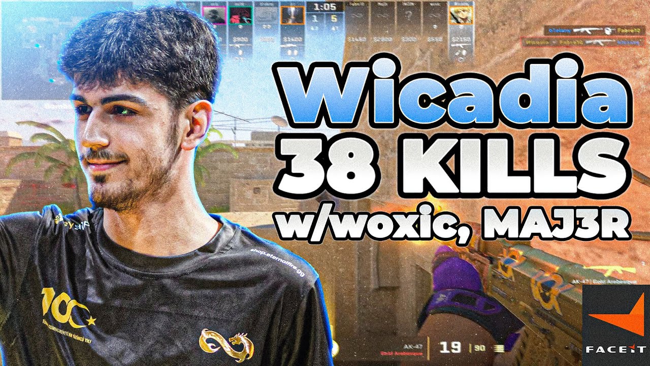 CS2 POV | Wicadia Faceit Ranked (Mirage) with woxic, MAJ3R, Fabre, 1NCON 38-24