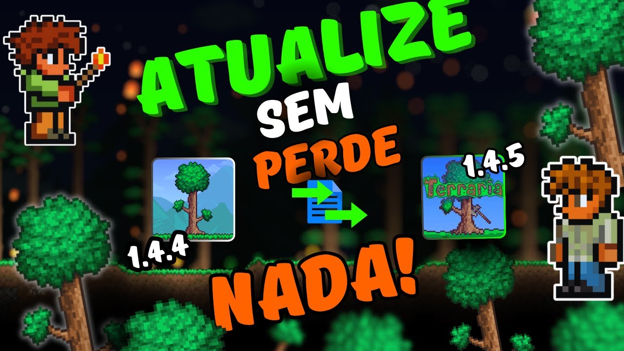Como Fazer (backup) e SALVAR seu PERSONAGEN e MAPA  para o TERRARIA 1.4.5 mobile!