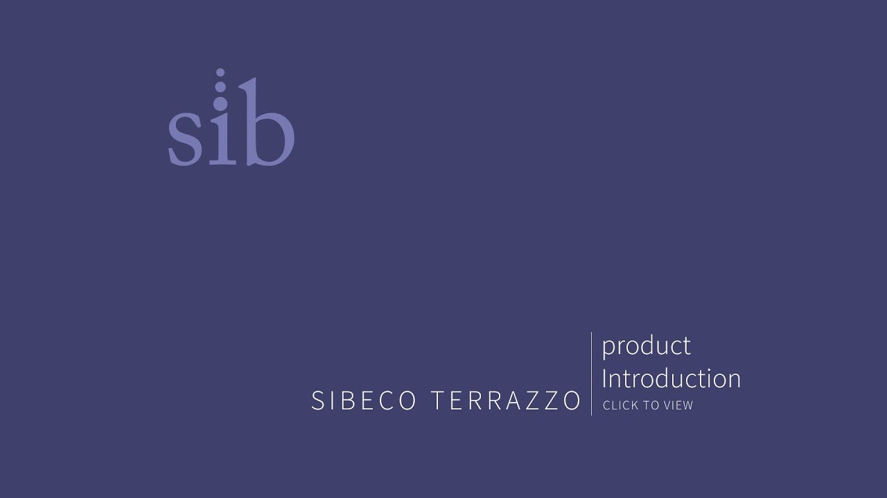 SIBECO TERRAZZO - Application process