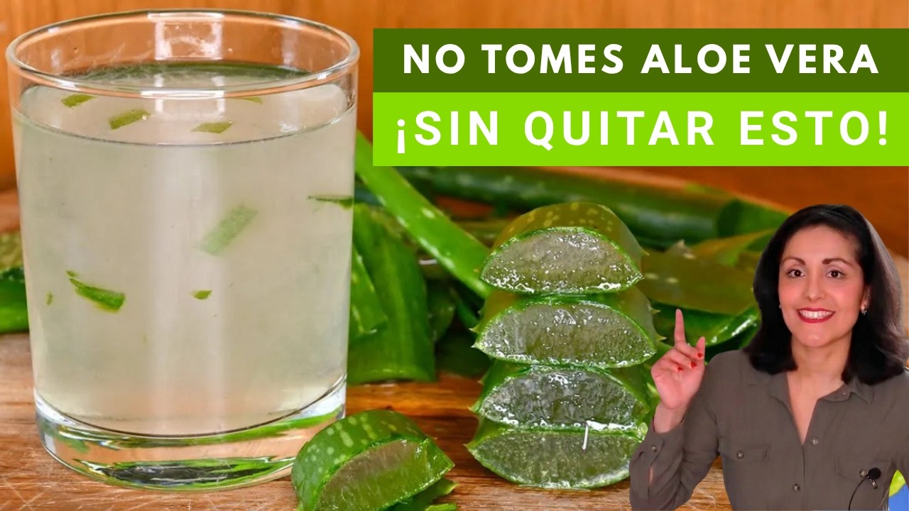 Aloe vera para gastritis y reflujo | Como hacer gel de aloe vera casero y conservarlo 💚