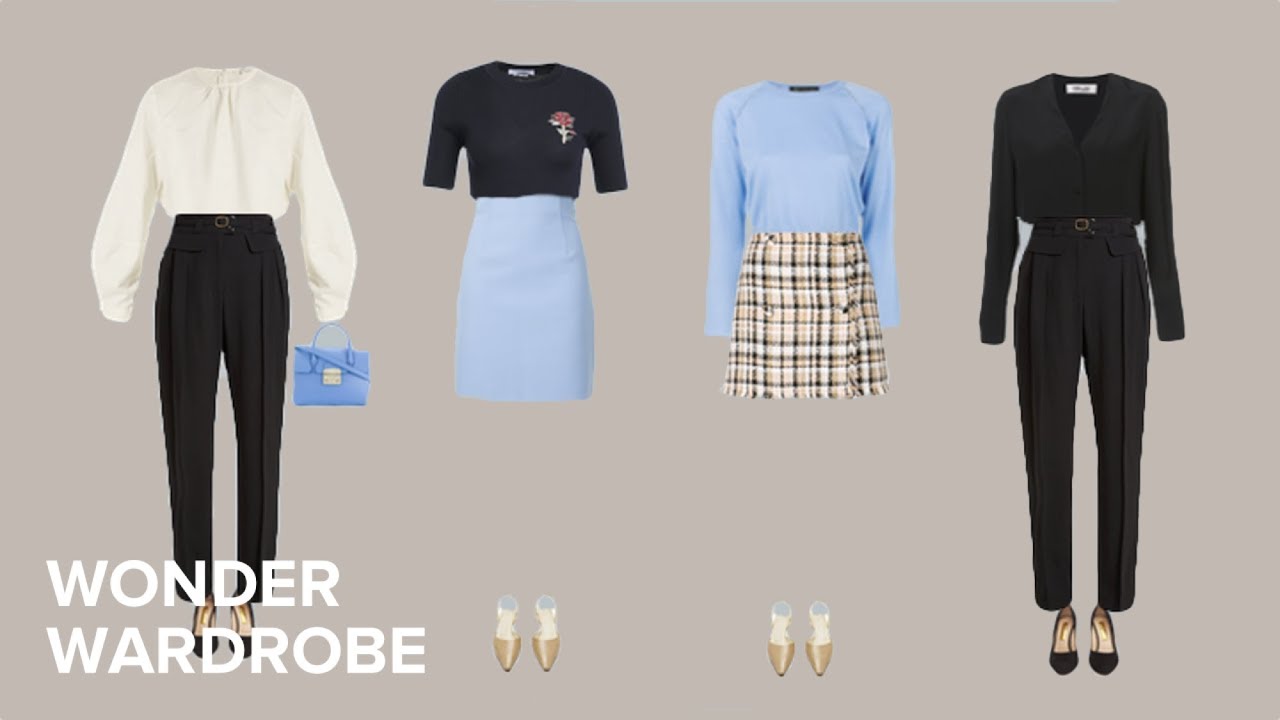 Petite Styling Tips: outfits ideas and capsule wardrobe example
