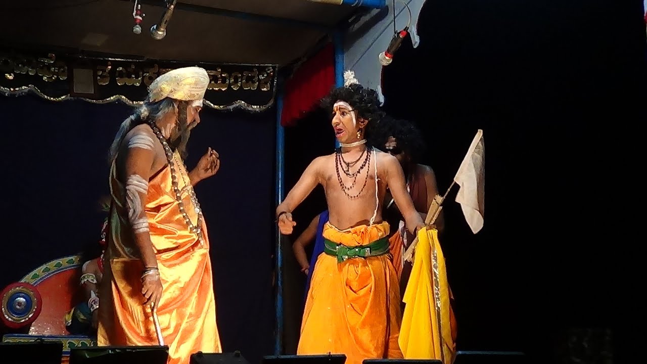 Yakshagana -- Bhaktha Prahalada - 4 - Guru matta - Hasya - 1