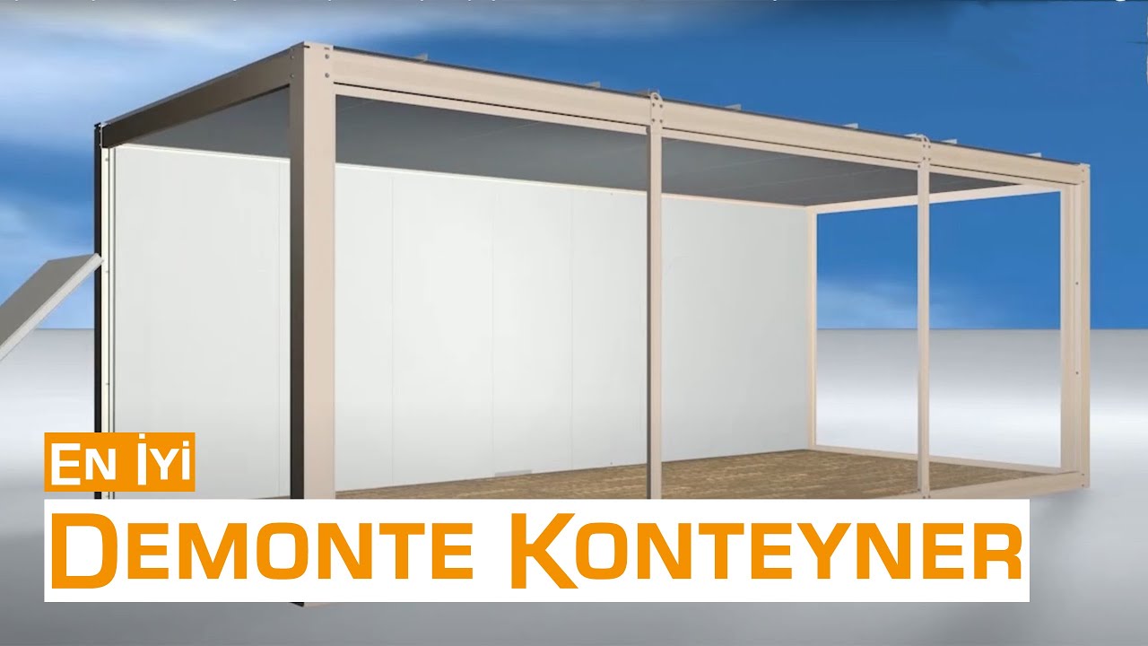 Dünyanın En İyi Demonte Konteyneri - Sevkiyatta En az yer kaplayan 30 Dk Kurulan | Karmod #konteyner