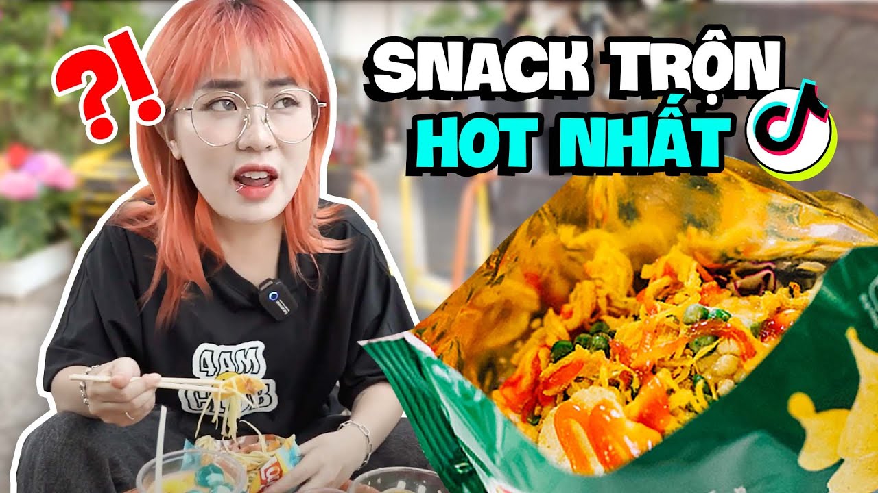 Một ng&agrave;y Misthy ngập trong topping. Snack ph&ocirc; mai trộn hot Tiktok c&oacute; đ&aacute;ng để thử? WHAT THE FOOD