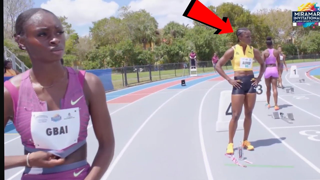 Wow The Fastest 300M History Julien Alfred jus destroyed Shericka Jackson insane speed