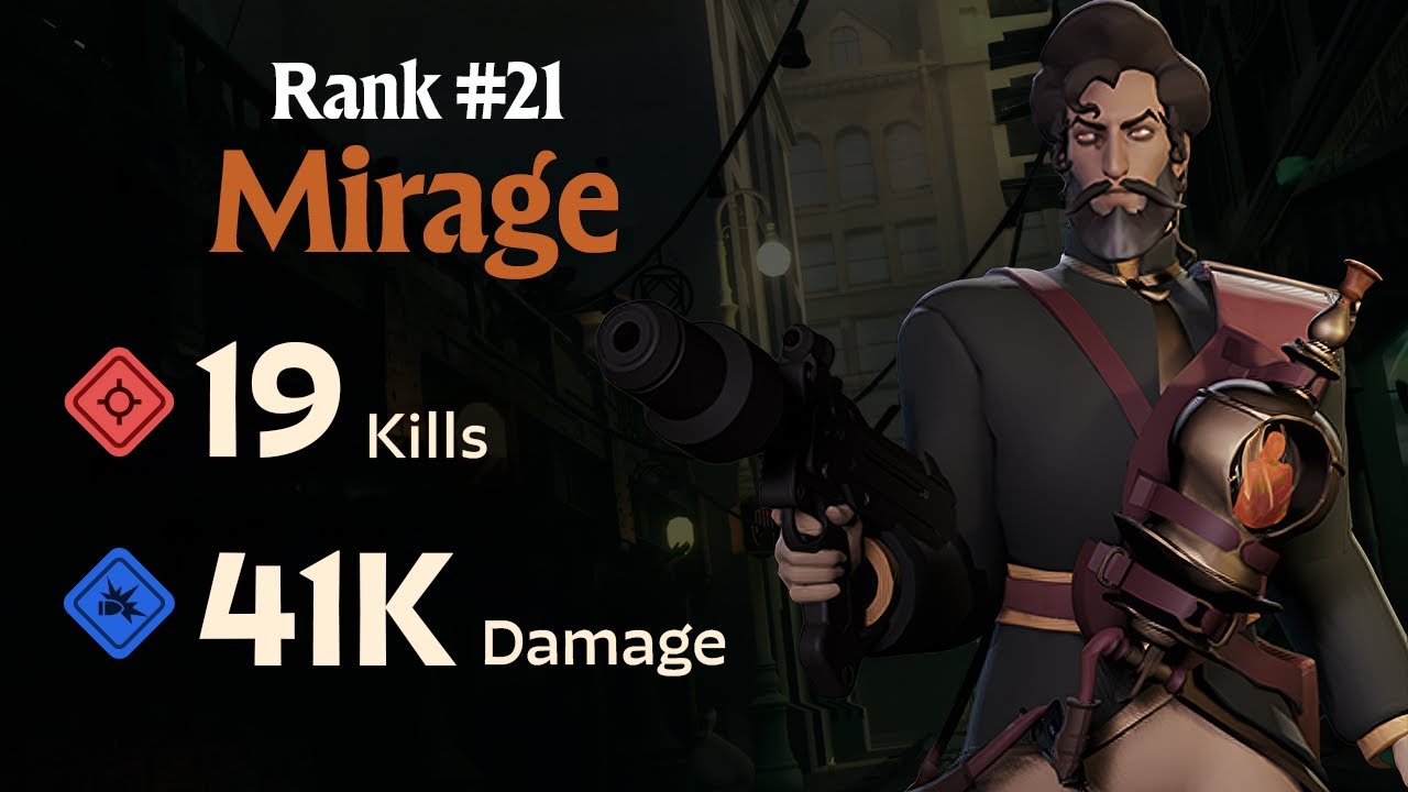 Deadlock Mirage Gameplay & Build - 19 Kills! (Rank #19 Player: lystic)