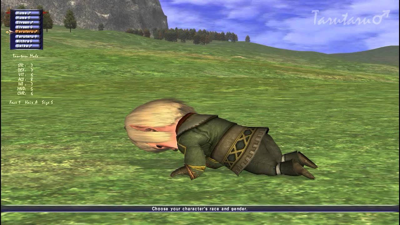Final Fantasy XI Online - Character Creation Intro's (HD)