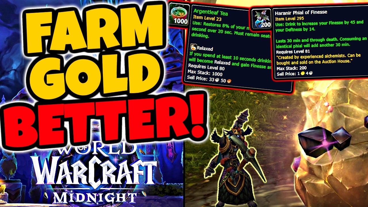 Increase Your Gold Per Hour By Doing THIS & Make MORE Gold in Midnight WoW!