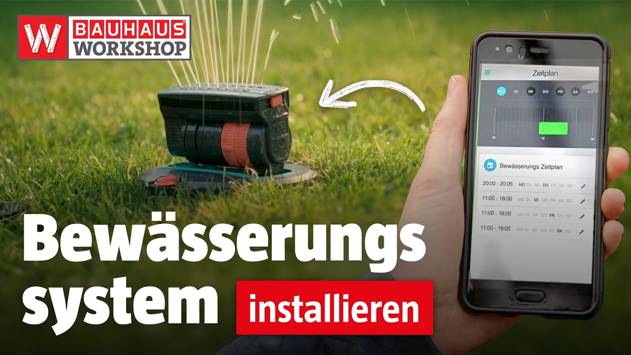 Rasen-Bewässerungssystem installieren [Anleitung] | BAUHAUS Workshop