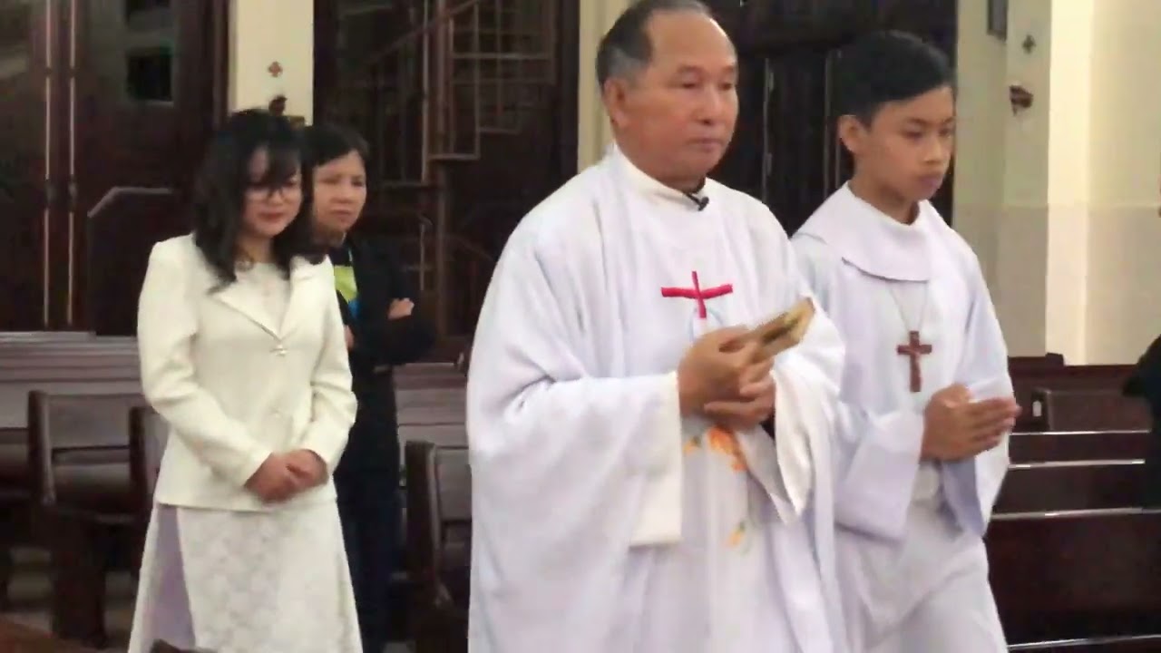 Lễ rửa tội Anna Trịnh Thị Lý .