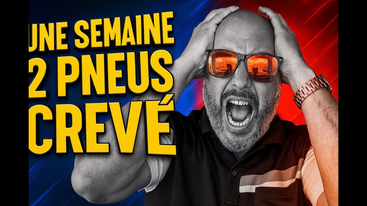 LE CAMION PERD 2 PNEUS ET MOI JE PREND 2 KG
