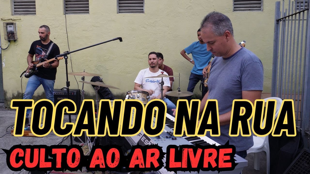 TOCANDO NA RUA - CULTO AO AR LIVRE - (TECLADISTA RAIZ) NO ESTUDIO TODO MUNDO É HOMEN KKK #tecladista
