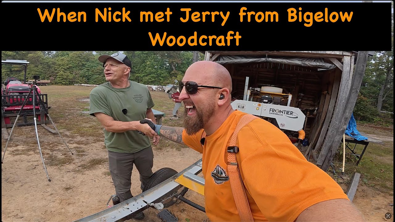 Первый раз работаю на лесопилке @BigelowWoodcraft — было жарко 🥵