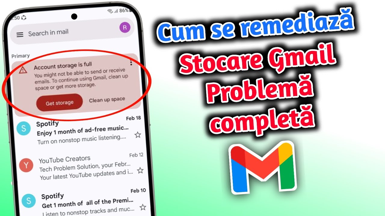 Remediați problema Spațiu Gmail plin &ndash; Can&rsquo;t Send or Receive Emails? | Eliberați rapid spațiu Gmail