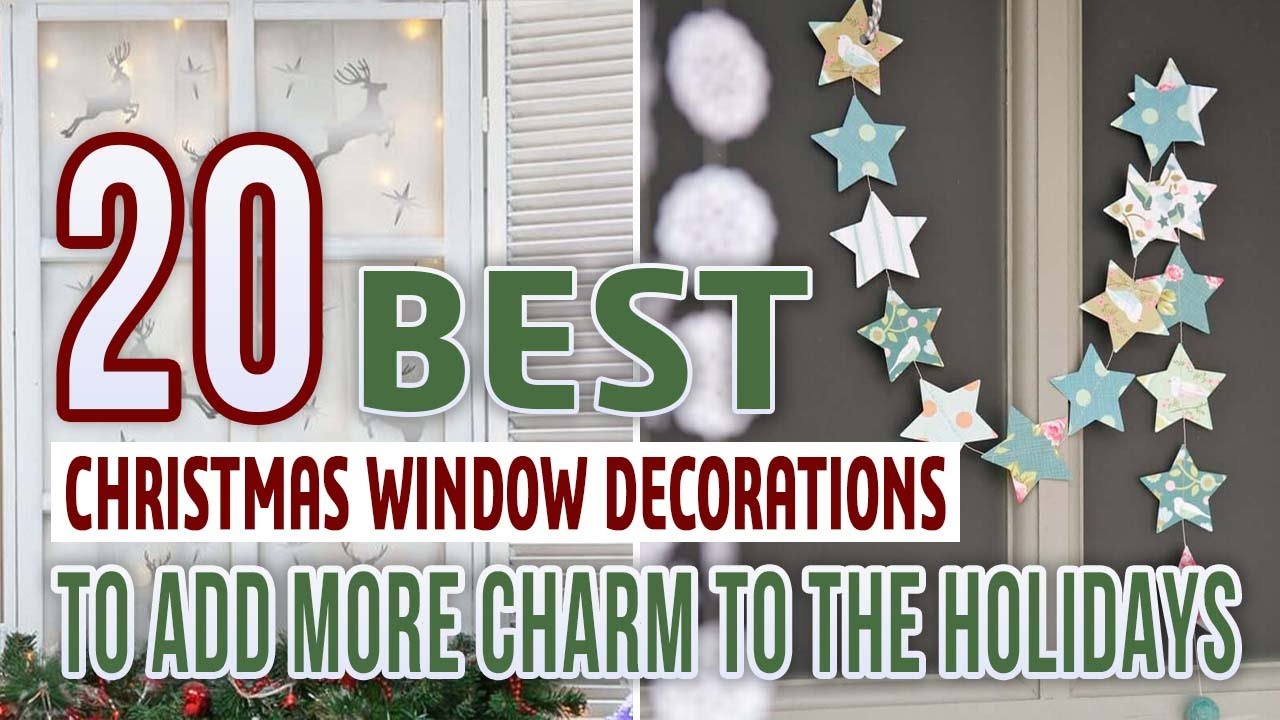 20 Best Christmas Window Decorations To Add More Charm To The Holidays
