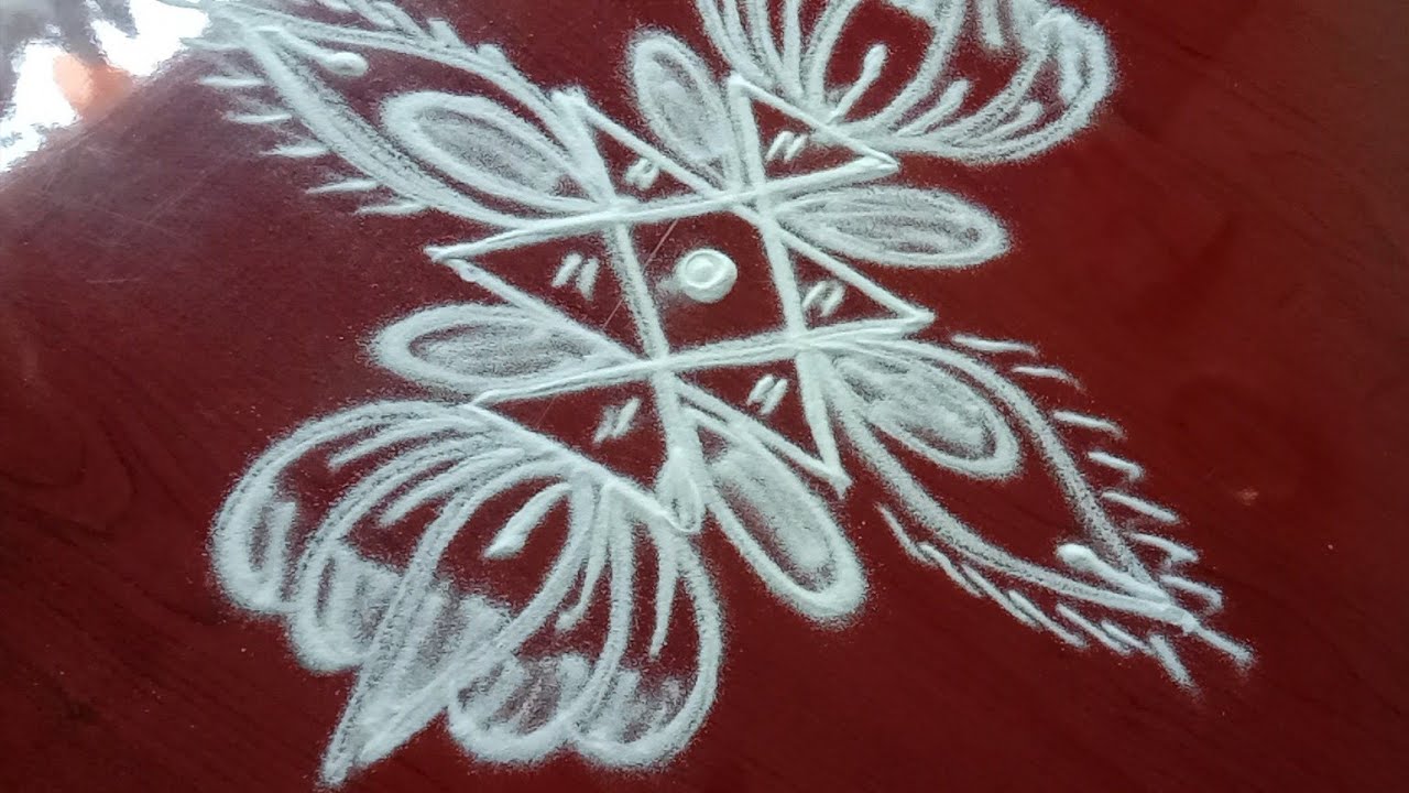 Daily use rangoli#vaakili muggulu#rangoli#yt video#chukkala muggulu#