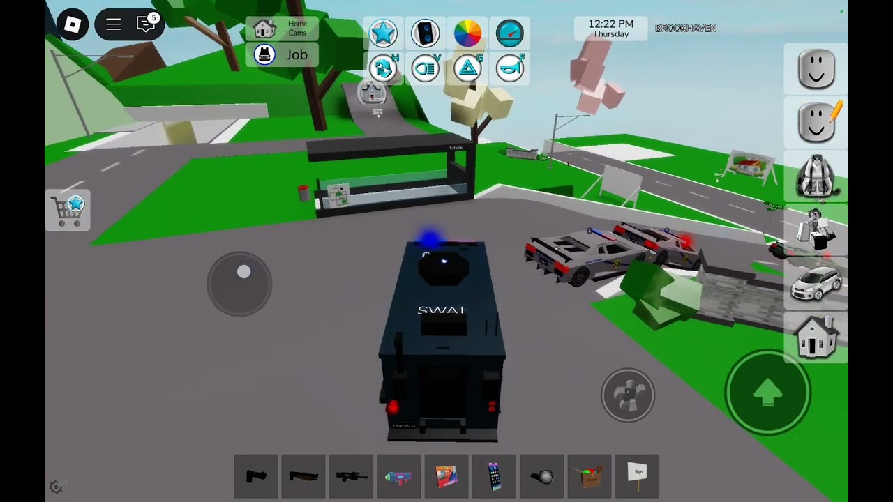 Police cars